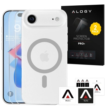 Kryt pre Apple iPhone 16 Pro Max Alogy MagSafe Hybrid Matte Case Matný kryt s ochranou šošovky čierny