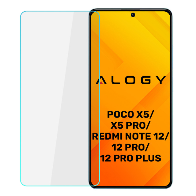 Захисне скло 9H Alogy PRO для Xiaomi Poco X5/ Pro/ Redmi Note 12/ Pro/ Pro Plus 5G
