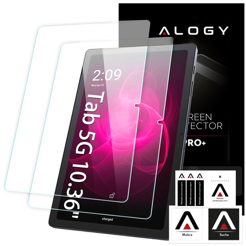 2x загартоване скло для T-Mobile T Tablet 5G 10.36" Tablet Screen Protector Pro 9H