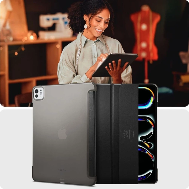 Etui Spigen Smart Fold pro Apple iPad Pro 11 5/2024 Black
