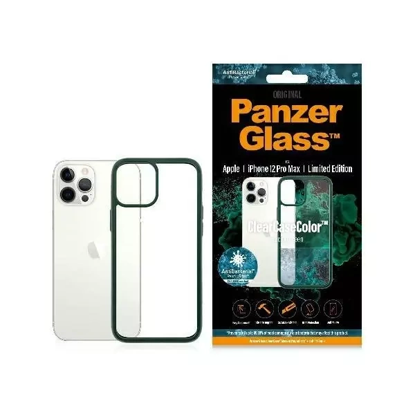 Etui PanzerGlass ClearCase pro iPhone 12 Pro Max Racing Green AB