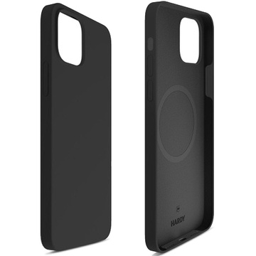 Чохол для Apple iPhone 14 Plus - 3mk Hardy Silicone MagCase Graphite