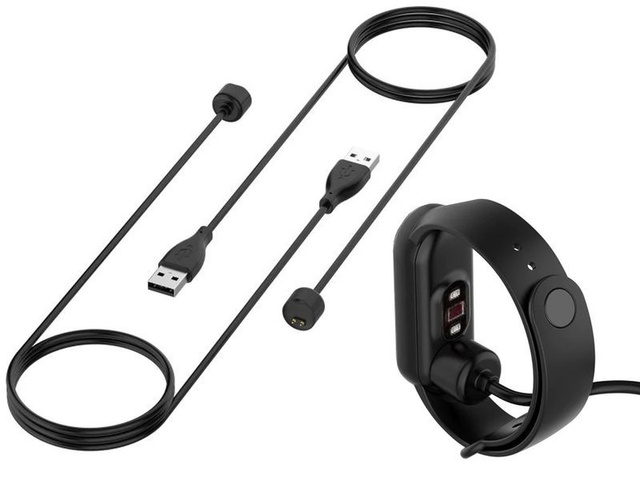 Alogy nabíječka USB kabel pro Xiaomi Mi Band 5 Global černý