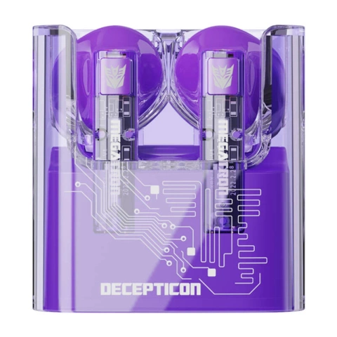 TWS Transformers TF-T08 Bluetooth 5.3, ANC, 13mm, Purple