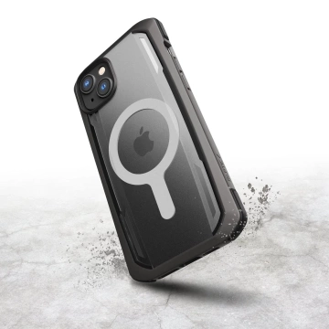 Raptic Secure Case pre iPhone 14 Pro s pancierovým krytom MagSafe čierny