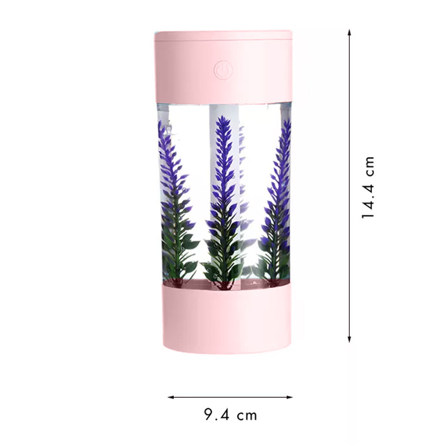 Air humidifier Diffuser of a delicate mist decorative Lavender lavender Pink