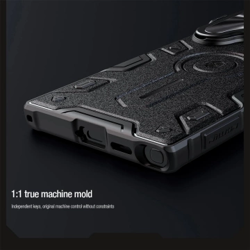 Puzdro Nillkin CamShield Armor Prop Case pre Samsung Galaxy S24 Ultra - čierne