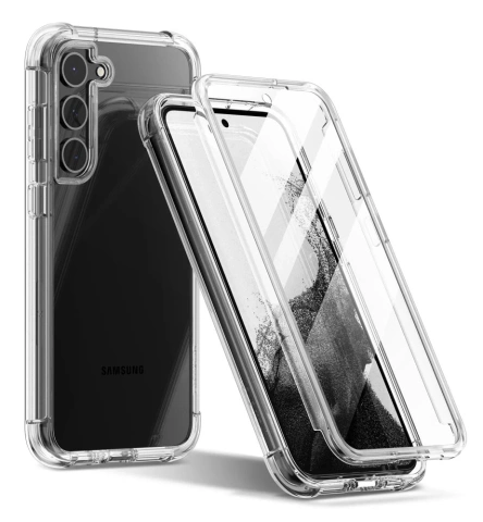Кевларовий захисний чохол для телефону Samsung Galaxy S23 Plus Clear