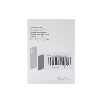 Бездротовий зовнішній акумулятор Ecobox MagSafe White 5000 мАг