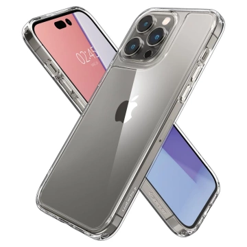 Etui Spigen Quartz Hybrid do Apple iPhone 14 Pro Crystal Clear
