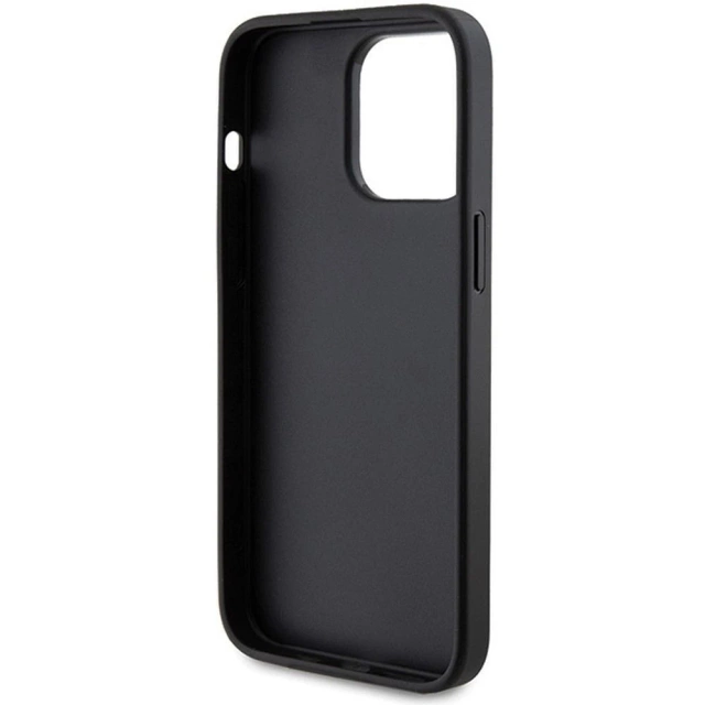 Originální pouzdro GUESS Hardcase GUHCP15LG4GFGR pro iPhone 15 PRO (4G kovové logo / šedé)