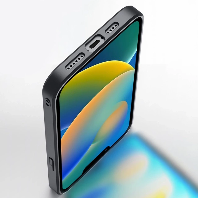 Чохол і нейлонова накладка Dux Ducis Fino для iPhone 14 Plus червоні