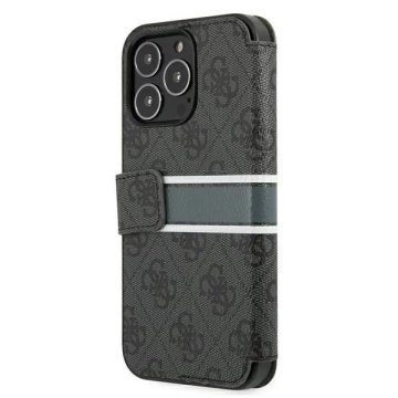 Guess GUBKP13L4GDGR iPhone 13 Pro / 13 6,1" szary/grey book 4G Stripe