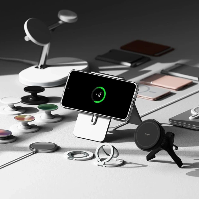 Ringke Fusion Magnetic MagSafe Hülle für Samsung Galaxy s24 FE Clear Transparent