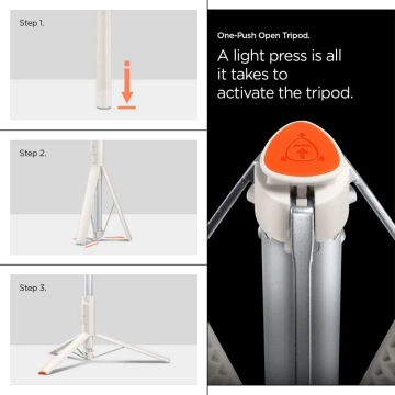 Selfie tyč Spigen S541W se stativem 146 cm s Bluetooth dálkovým ovládáním