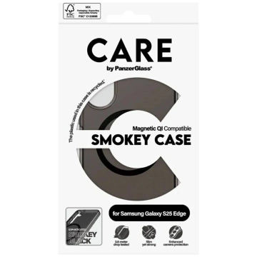 Чохол для Samsung Galaxy S25 Edge CARE від PanzerGlass Flagship Dymny QI