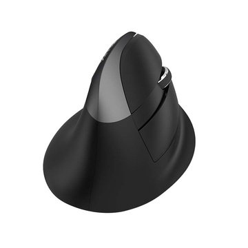 Бездротова вертикальна миша Delux M618Mini BT 2.4G RGB 4000DPI (чорна)
