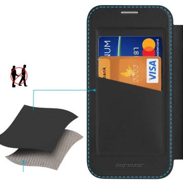 Etui do iPhone 17 Pro Max Dux Ducis Skin X Pro Portfel MagSafe Czarny