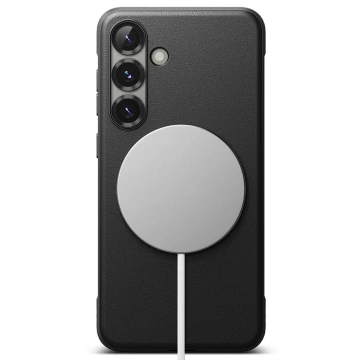 Чохол для Samsung Galaxy S25 Black з магнітним кільцем Onyx MagSafe