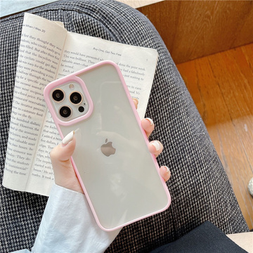 Захисний чохол Alogy Hybrid Candy Case для Apple iPhone 13 Pro рожевий-прозорий