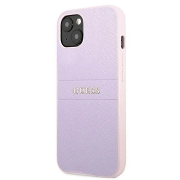 Etui Guess GUHCP13SPSASBPU für Apple iPhone 13 Mini 5,4" fioletowy/lila Saffiano Hot Stamp