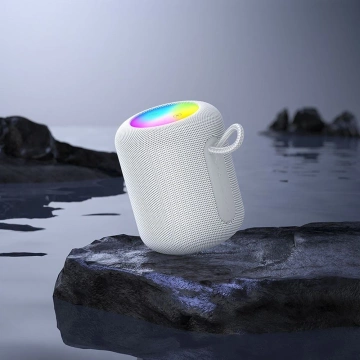 HOCO HC30 Bluetooth-Lautsprecher 5 W RGB LED Grau Tragbar