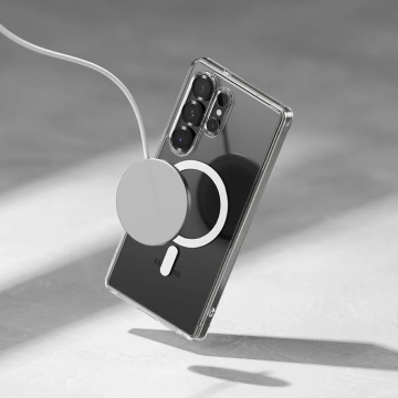 Чохол для Samsung Galaxy S25 Ultra Clear Ringke Fusion Magnetic MagSafe