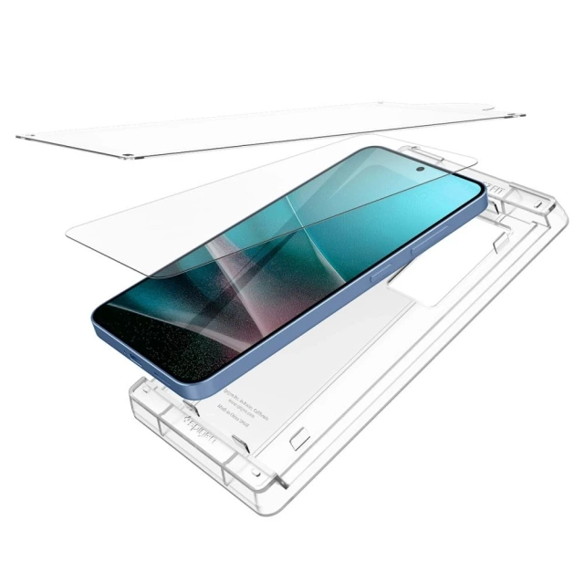 Гібридне скло для Samsung Galaxy S25 Spigen Elite Shield "EZ Fit" HD Clear