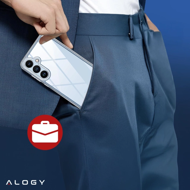 Pouzdro Alogy HybridShield™️ pro Samsung Galaxy S24 FE Ochranný kryt na telefon, průhledný