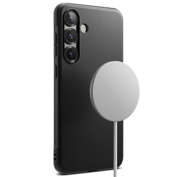 Чохол для Samsung Galaxy S25 Plus чорного кольору з магнітним кільцем MagSafe від Onyx