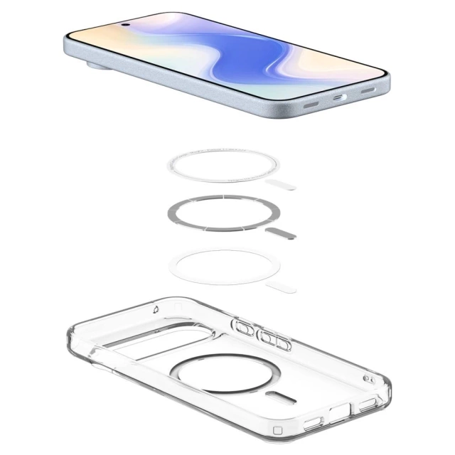 Etui Ochronne do Google Pixel 10 / 10 Pro Spigen Ultra Hybrid Mag MagSafe Clear/White