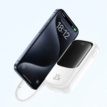 Powerbank Baseus Qpow Pro+ 10000mAh USB-C 22.5W Biały
