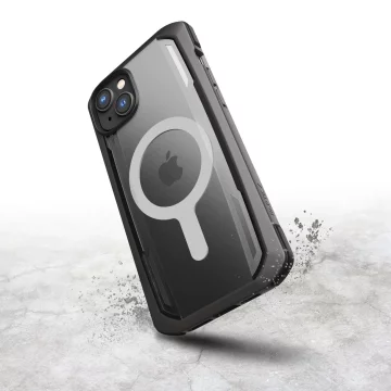 Raptic Secure Case pre iPhone 14 Pro s pancierovým krytom MagSafe čierny