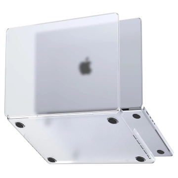 Ochranné puzdro pre Apple Macbook Pro 16 - M1/M2/M3/M4 2021-2024 2025 Alogy AirGuard™ Flexibilné puzdro Matné Priehľadné Biele