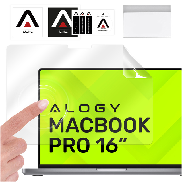 Matte Screen Protector Film for MacBook Pro 16 2023 2021 Alogy Screen Protect Film