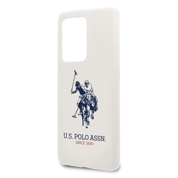 US Polo Silicone Collection Samsung Galaxy S20 Ultra phone case white/white