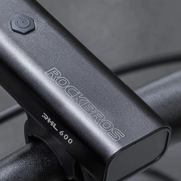 Світлодіодний велосипедний ліхтар Rockbros RHL600 600 лм IPX6 – чорний