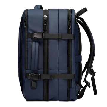 Дорожній рюкзак Bange BackPack бізнес розширюваний рюкзак Містка сумка для ноутбука 17.3" з USB портом Чорний