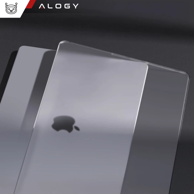 Захисний чохол для Apple Macbook Pro 16 - M1/M2/M3/M4 2021-2024 2025 Alogy AirGuard™ Flexible Case матовий прозорий білий
