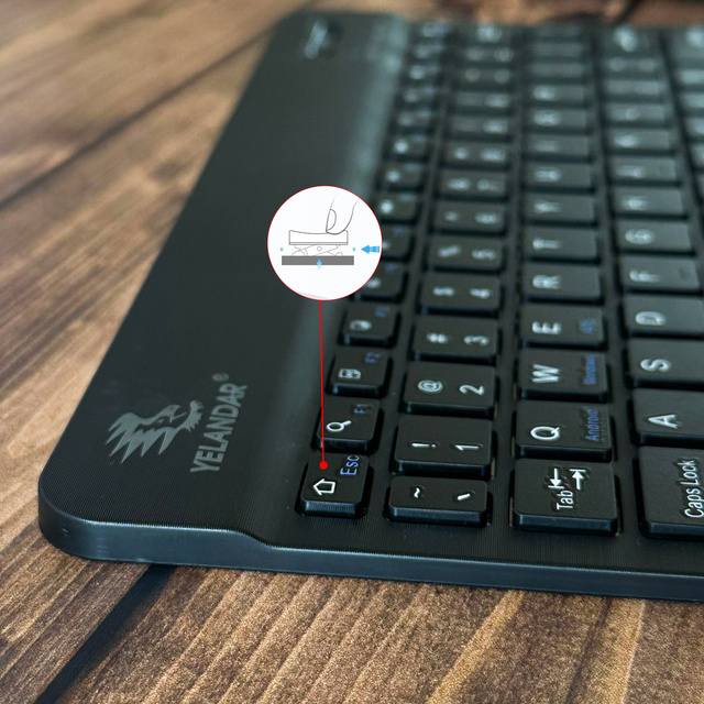 Клавіатура Миша Набір бездротова миша для ноутбука Bluetooth AN-030 Silent Slim Black