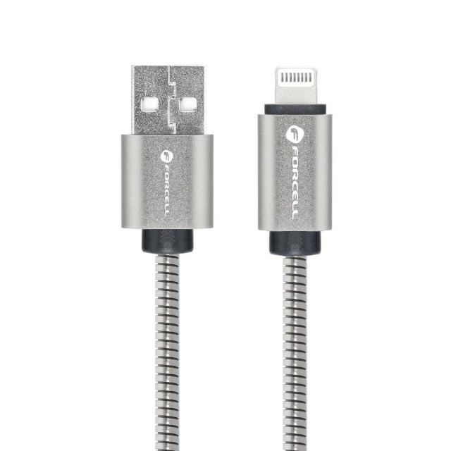 Кабель USB-A до Lightning 12 Вт 1 м Forcell Сталоу для Apple iPhone iPad