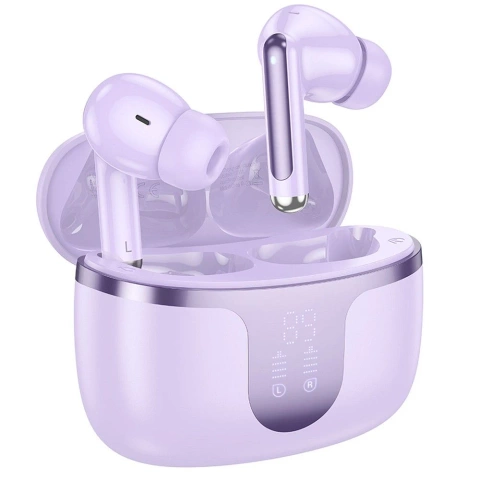 Nabíjacie puzdro Hoco EQ10 TWS Purple Bluetooth 5.3 pre slúchadlá