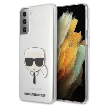 Karl Lagerfeld KLHCS21MKTR S21 G996 pevné pouzdro Transparent Karl's Head