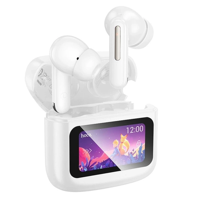 Hoco EQ14 TWS Wireless In-Ear Headphones with Touchscreen White