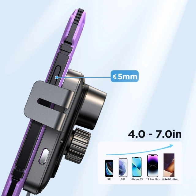 Bezdrôtová nabíjačka Joyroom JR-ZS219 15W Qi Electric s nabíjačkou, čierna