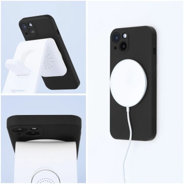 Silicone Mag Cover for IPHONE 14 black