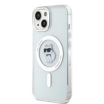 Etui Karl Lagerfeld KLHMP15SHFCCNOT для iPhone 15 6.1" прозорий твердий чохол IML Choupette MagSafe