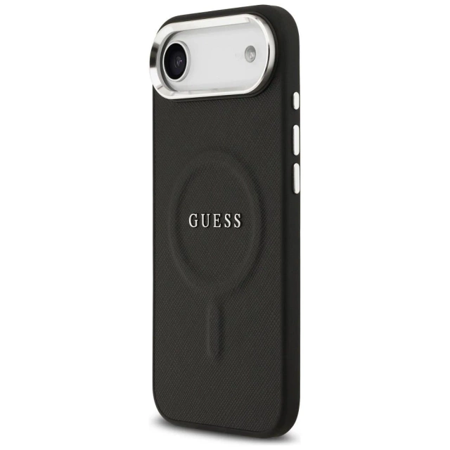 Etui Guess Classic Logo MagSafe na iPhone 17 Air - Czarny
