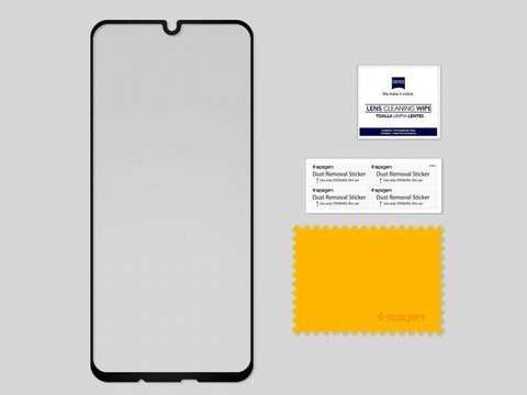 Скло Spigen Glas.tR на чохол для Huawei P Smart 2019 / Honor 10 Lite чорне