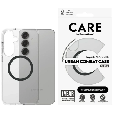 Чохол для Samsung Galaxy S25 Plus CARE від PanzerGlass Flagship MagSafe Black